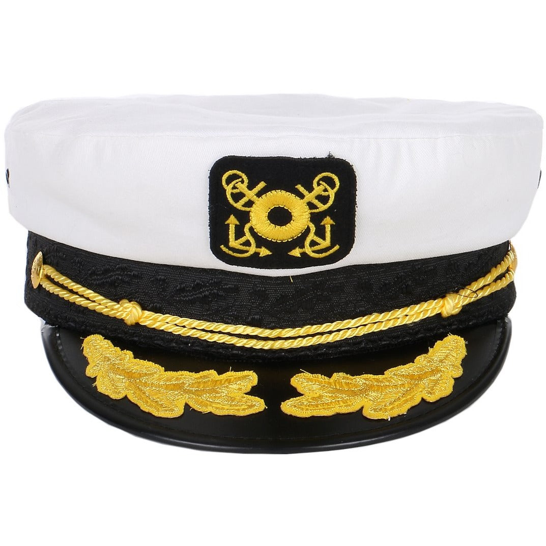 Summer Sailor Captain Rope Hat With Patch – 2040USA