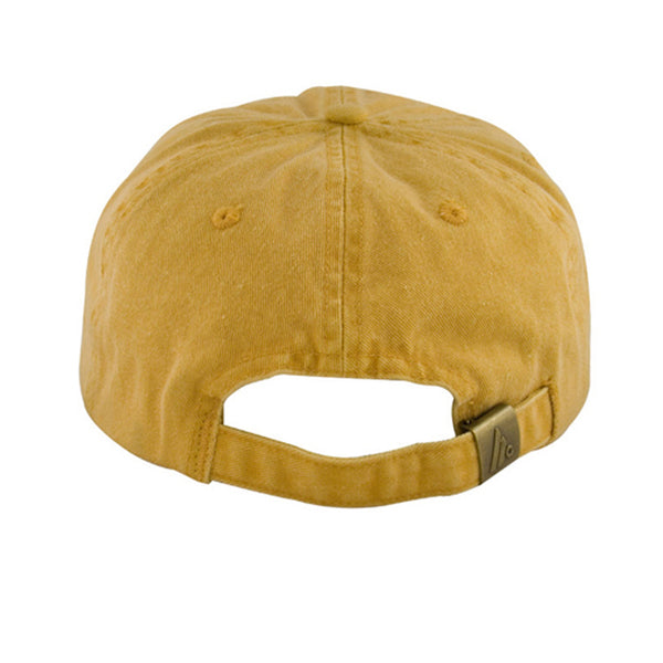 Low Profile Unstructured Pigment Dyed Cotton Twill Adjustable Strapback Baseball Cap