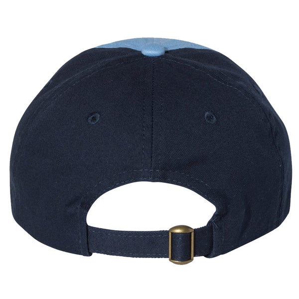 Adult Bio-Washed Cotton Unstructured Dad Hat w/ Adjustable Strapback