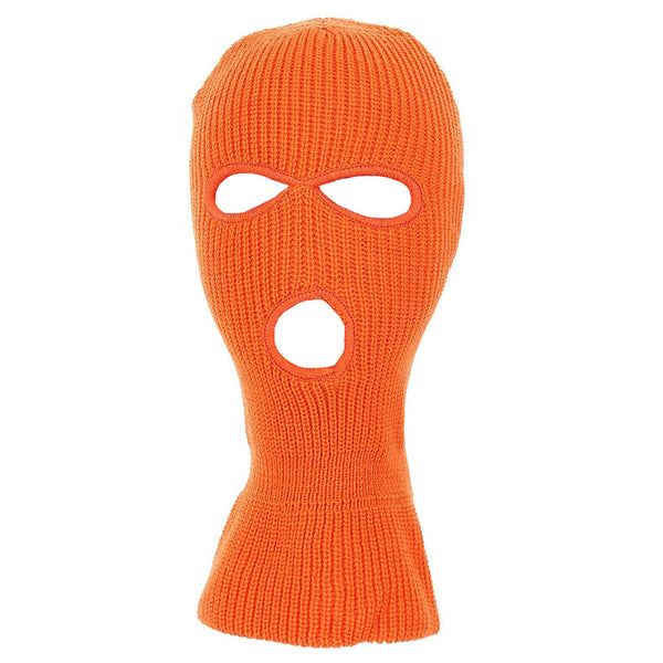 Winter Acrylic Knitted 3-Hole Ski Mask