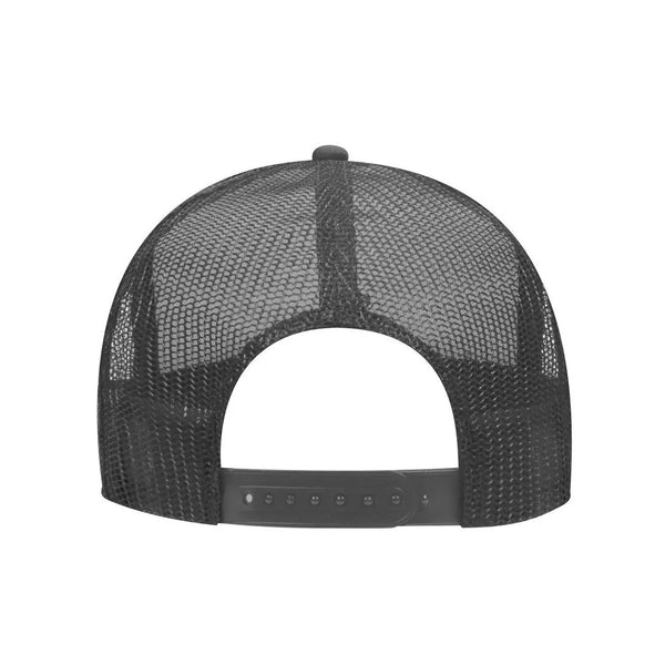 5 Panel High Crown Polyester Foam Front Mesh Back Trucker Hat (Tri-Tone)