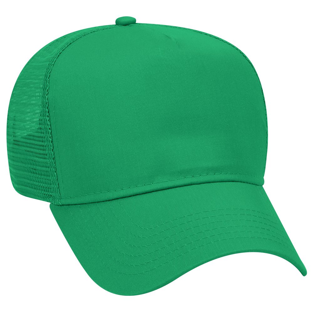 Kelly Green Trucker Hat Mock-up,mock up Baseball Hat, Blank Hat