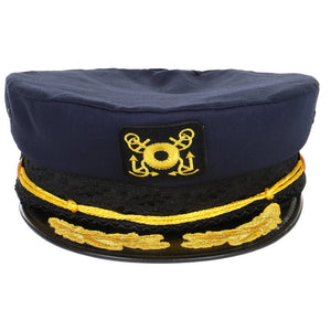 Summer Sailor Captain Rope Hat With Patch