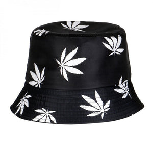 Marijuana Weed Print Summer Bucket Hat