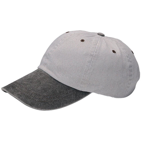Low Profile Unstructured Pigment Dyed Cotton Twill Adjustable Strapback Baseball Cap