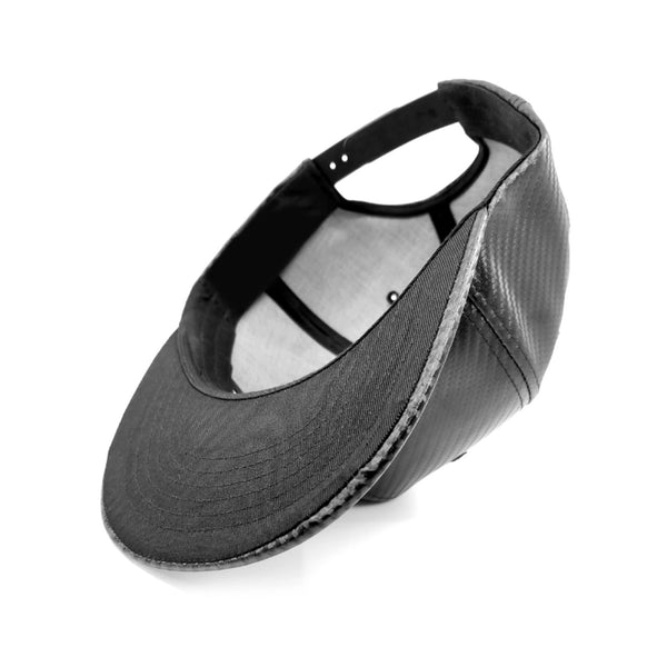 Carbon Fiber PU Leather Adjustable Snapback
