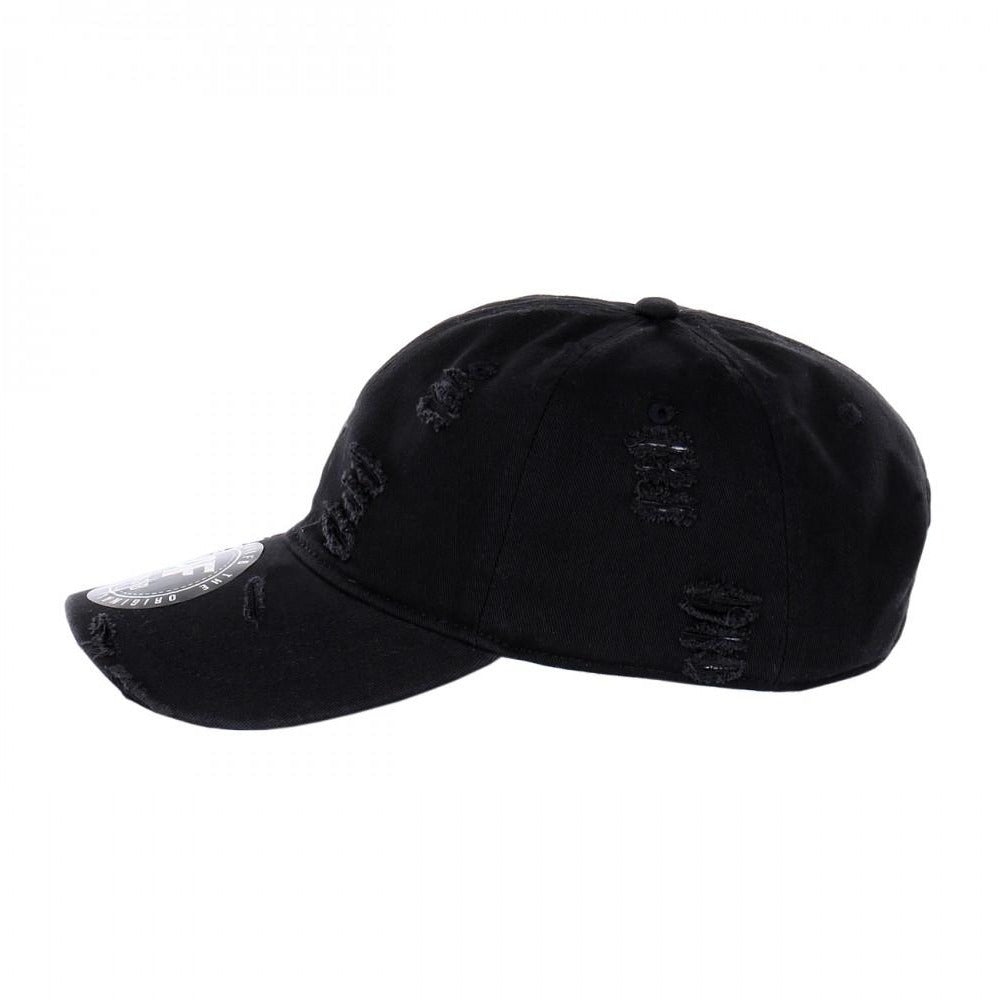 6 Panel Plain Solid Distressed Baseball Strapback Hat Cap – 2040USA