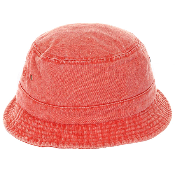 Pigment Dyed Twill Washed Ribbed Bucket Hat