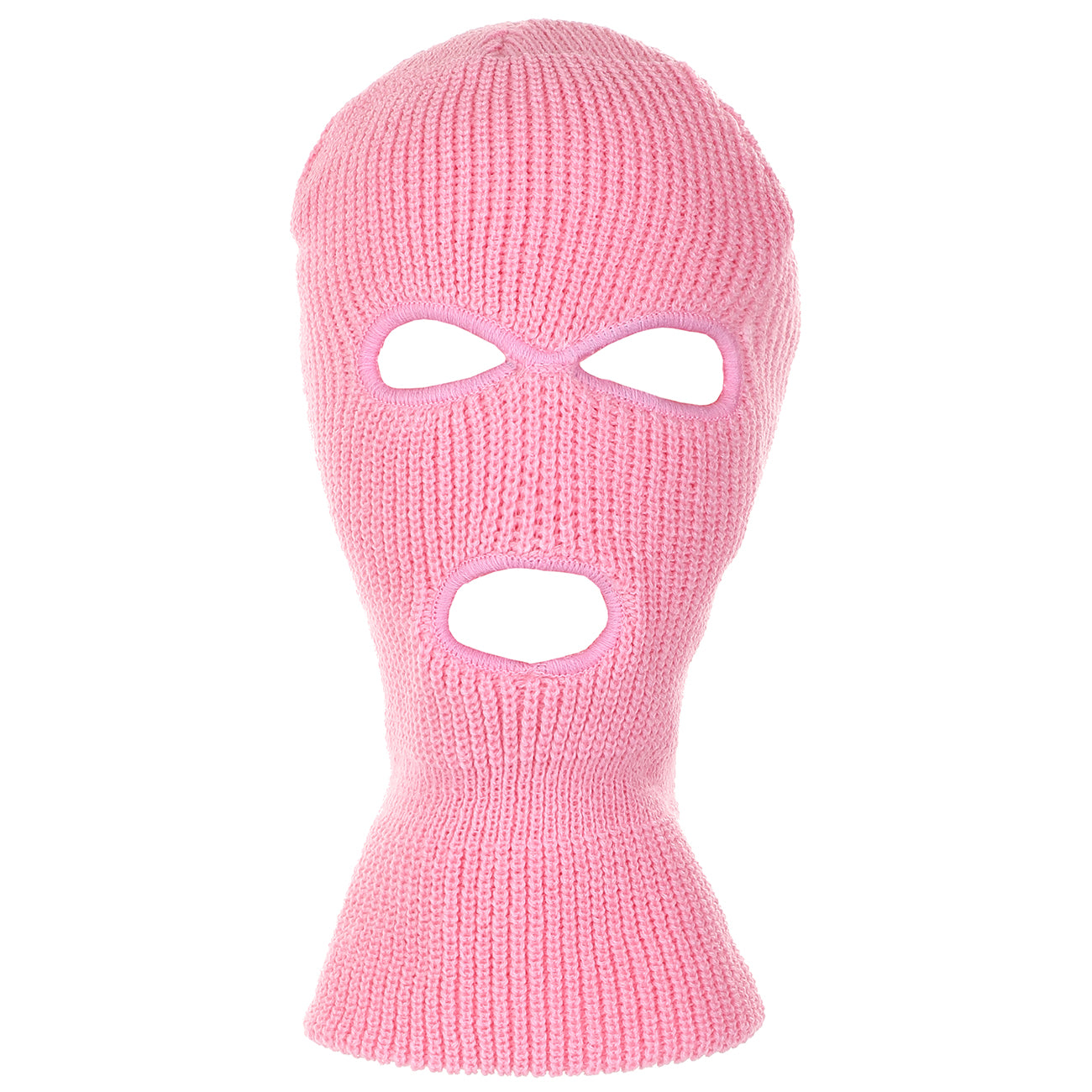 Wholesale Plain Winter Acrylic Knitted 3-Hole Ski Mask – 2040USA