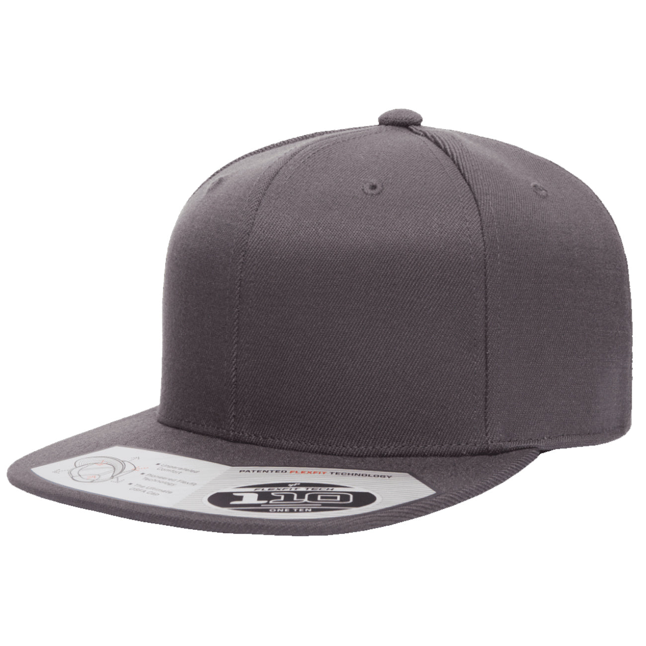 Flexfit One Ten (110F) Snapback, Wholesale Yupoong Custom, Blank and  Wholesale Snap Back Caps | Flexfit Wool Blend Snap Back Flat Bill – 2040USA | 