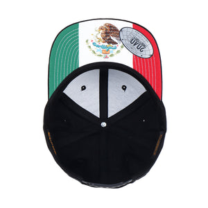 Flexfit Yupoong The Classic 6 Panel Snapback Custom Sublimated Mexico Flag Undervisor