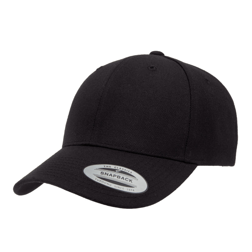 Flexfit Yupoong Curved Cap Snapback – Premium Visor 2040USA