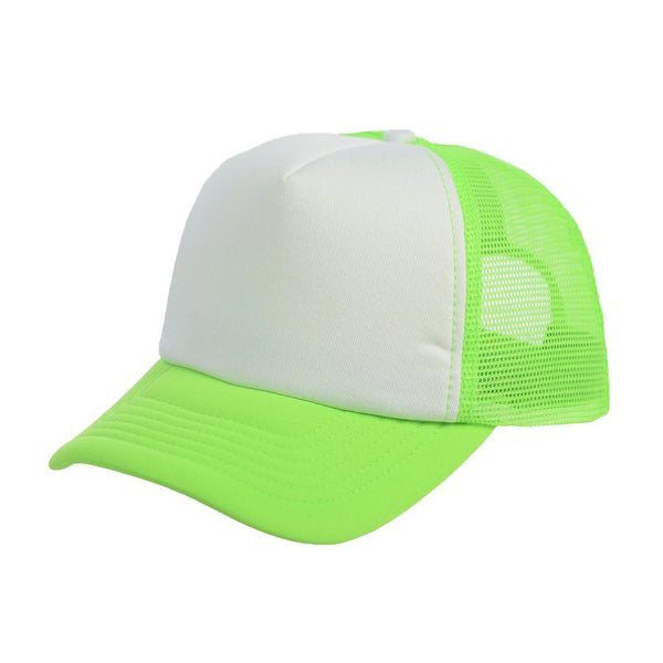 Foam Curved Visor Trucker Mesh Adjustable Snapback Hat