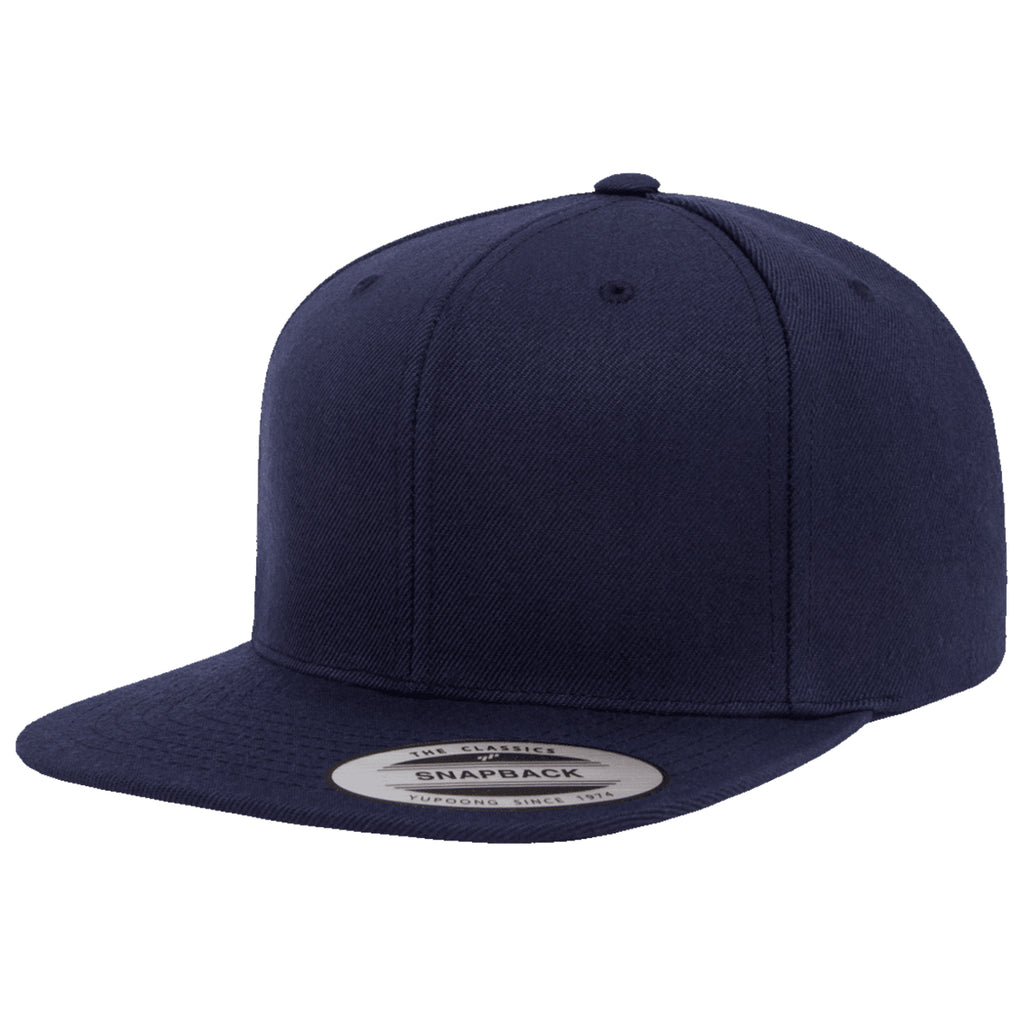 Flexfit Yupoong Premium Classic 6 Panel Pro Style Wool Baseball Snapback |  Wholesale Blank Caps & Hats – 2040USA