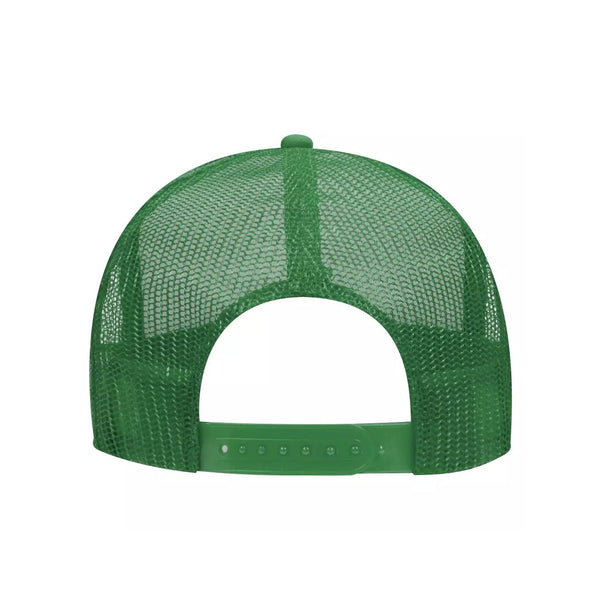 5 Panel High Crown Polyester Foam Front Mesh Back Trucker Hat (Tri-Tone)