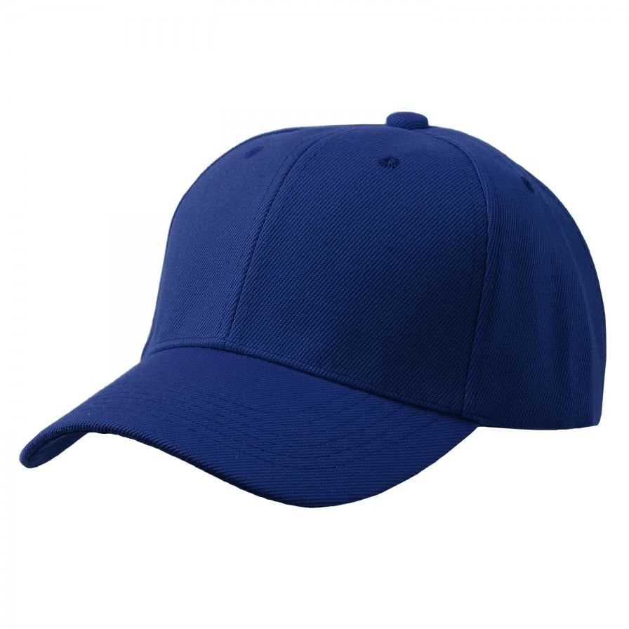 Plain Baseball Cap with Velcro Strap More Colors 2040USA