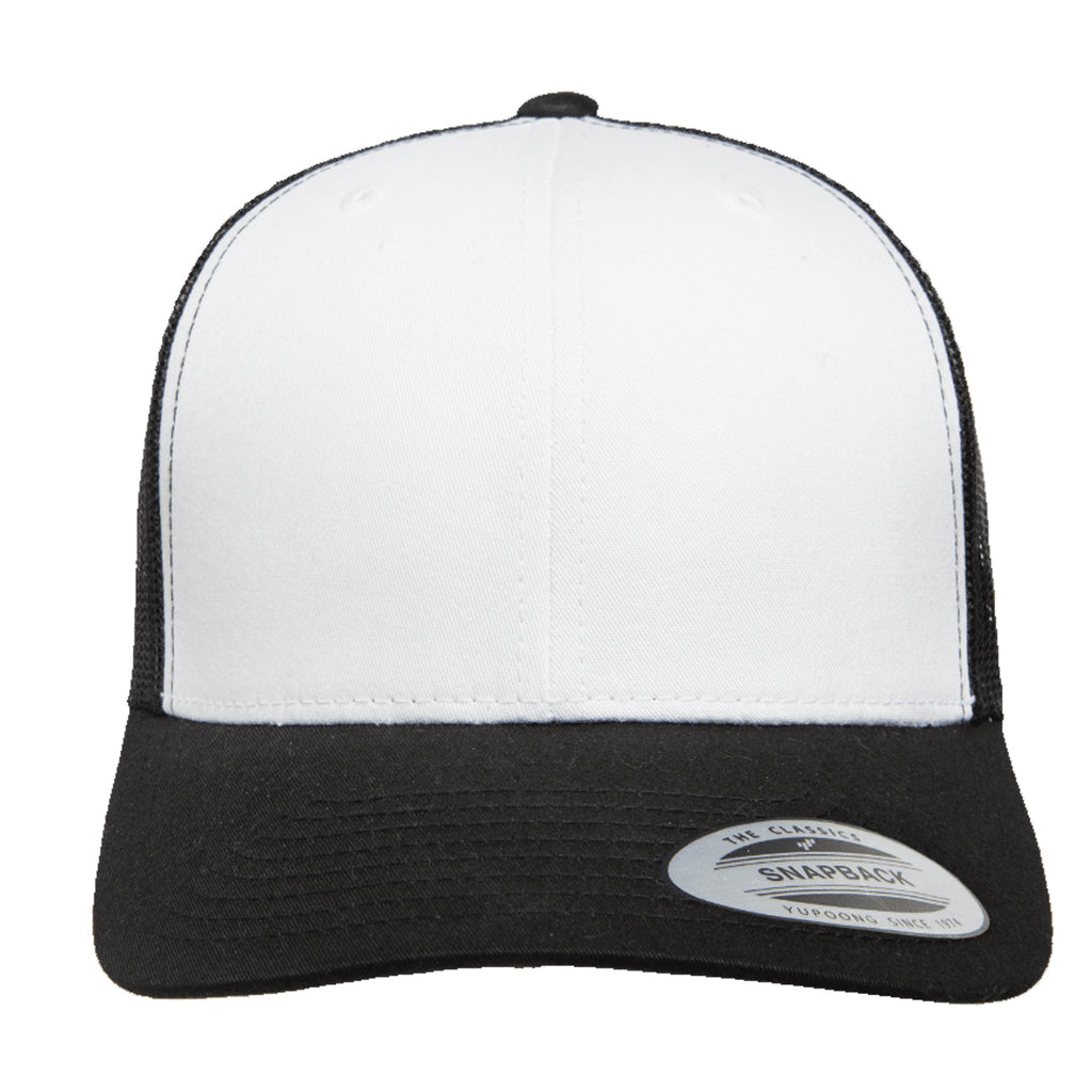 Baseball Wholesale Retro | Panel White Trucker 2040USA Cap Front Yupoong visor. Classics Caps – panel Flat w/ cap 6